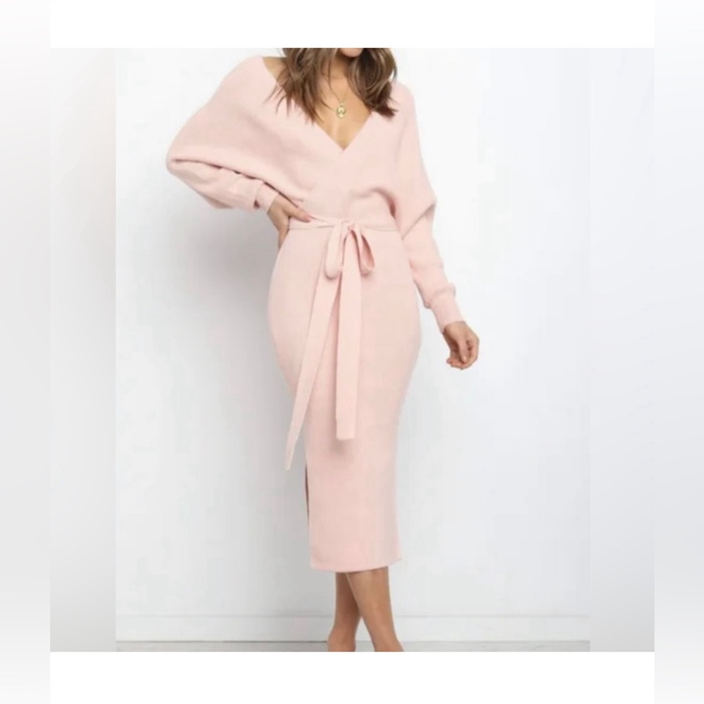 Petal & Pup Bambina Sweater Dress in Dusty Rose Size 6